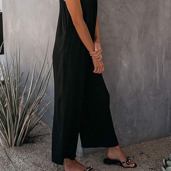 NWT Casual Black Jumpsuit - Picture 2 of 4